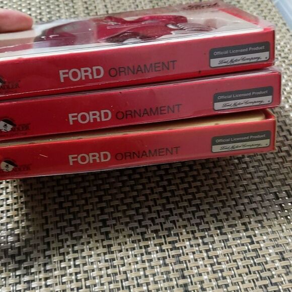 Vintage Kurt's Adler Ford Christmas ornaments (3) - Picture 2 of 6